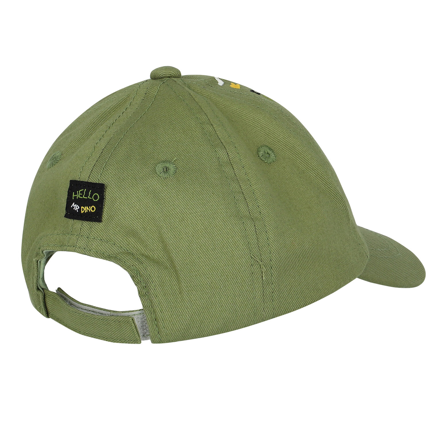 كاب بطبعة ديناصور باللون الأخضر الكاكي للأولاد, 1, hi-res