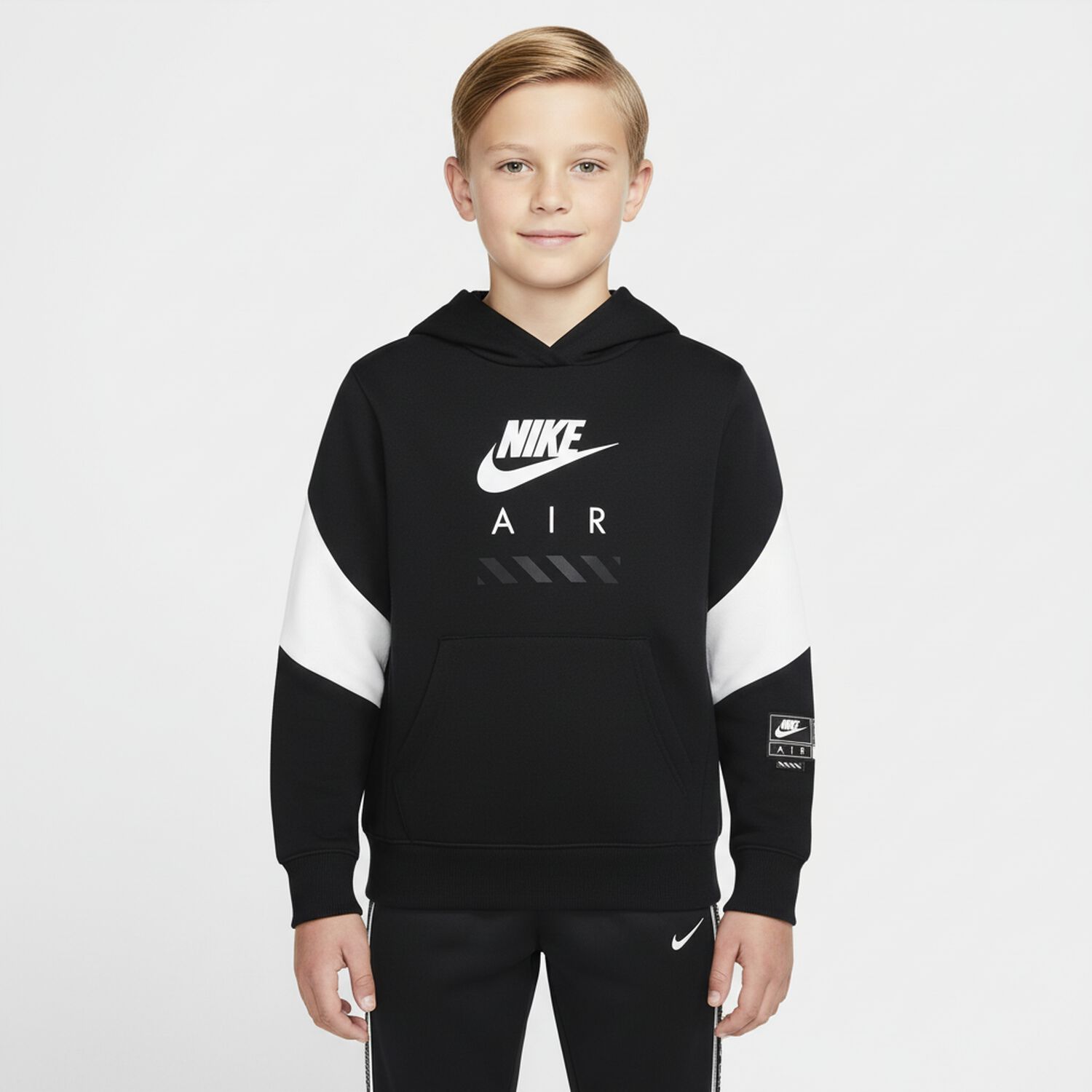 Black & White Logo Hooded Top, 1, hi-res image number null