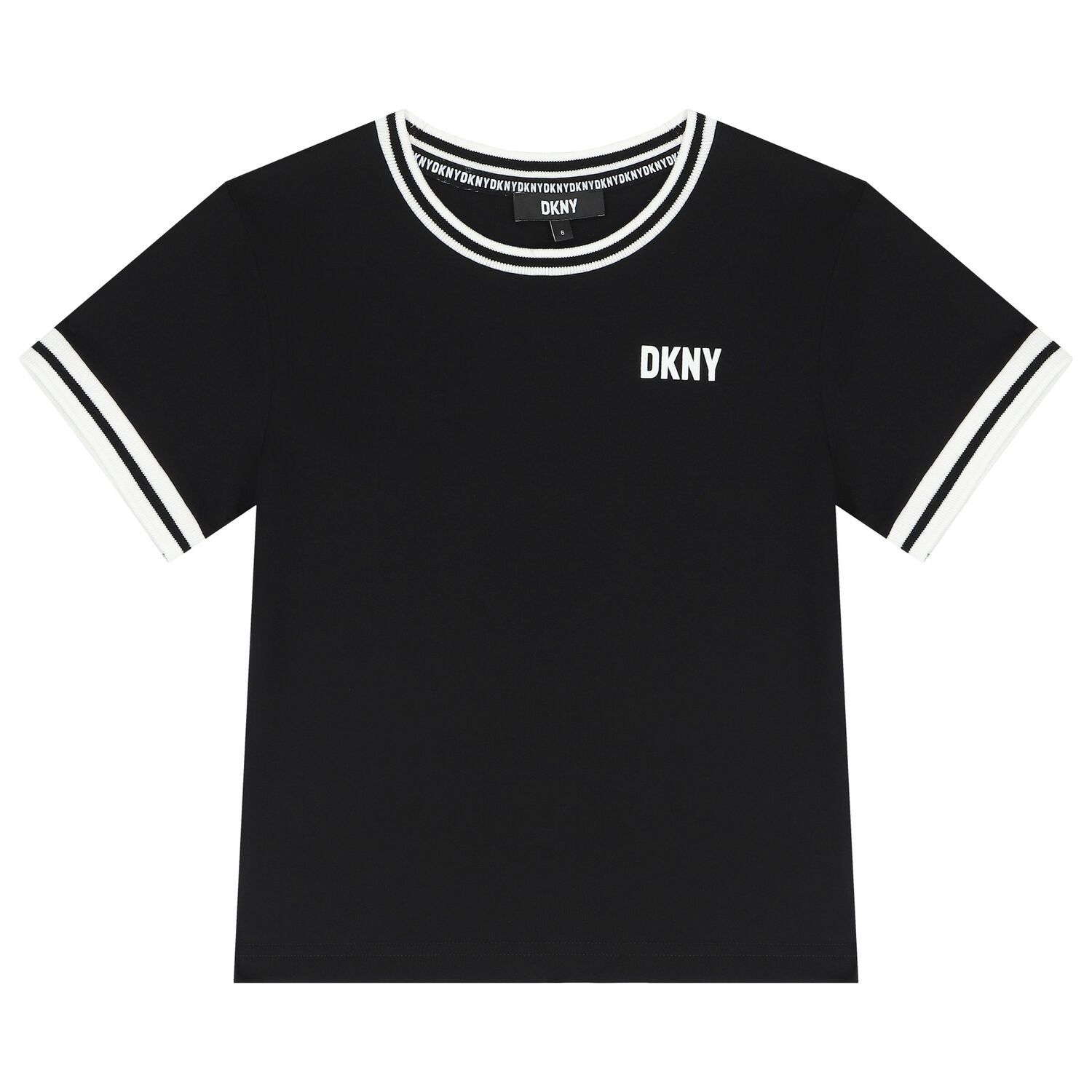DKNY Black Logo T-Shirt | Junior Couture