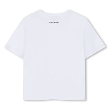 Girls White Logo T-Shirt