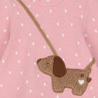 Younger Girls Pink Dress, 1, hi-res