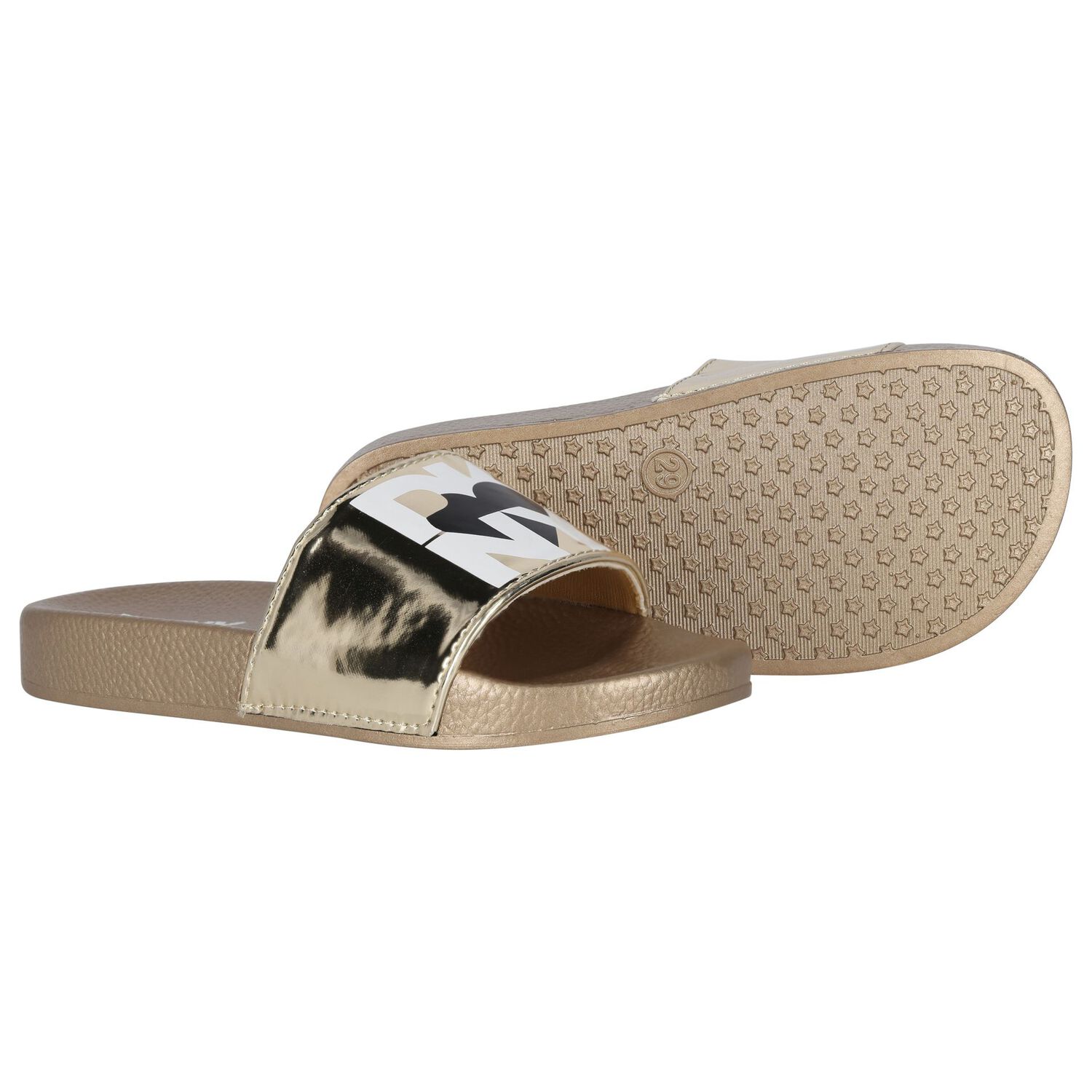 سلايدر بالشعار باللون الذهبي للبنات, 1, hi-res image number null