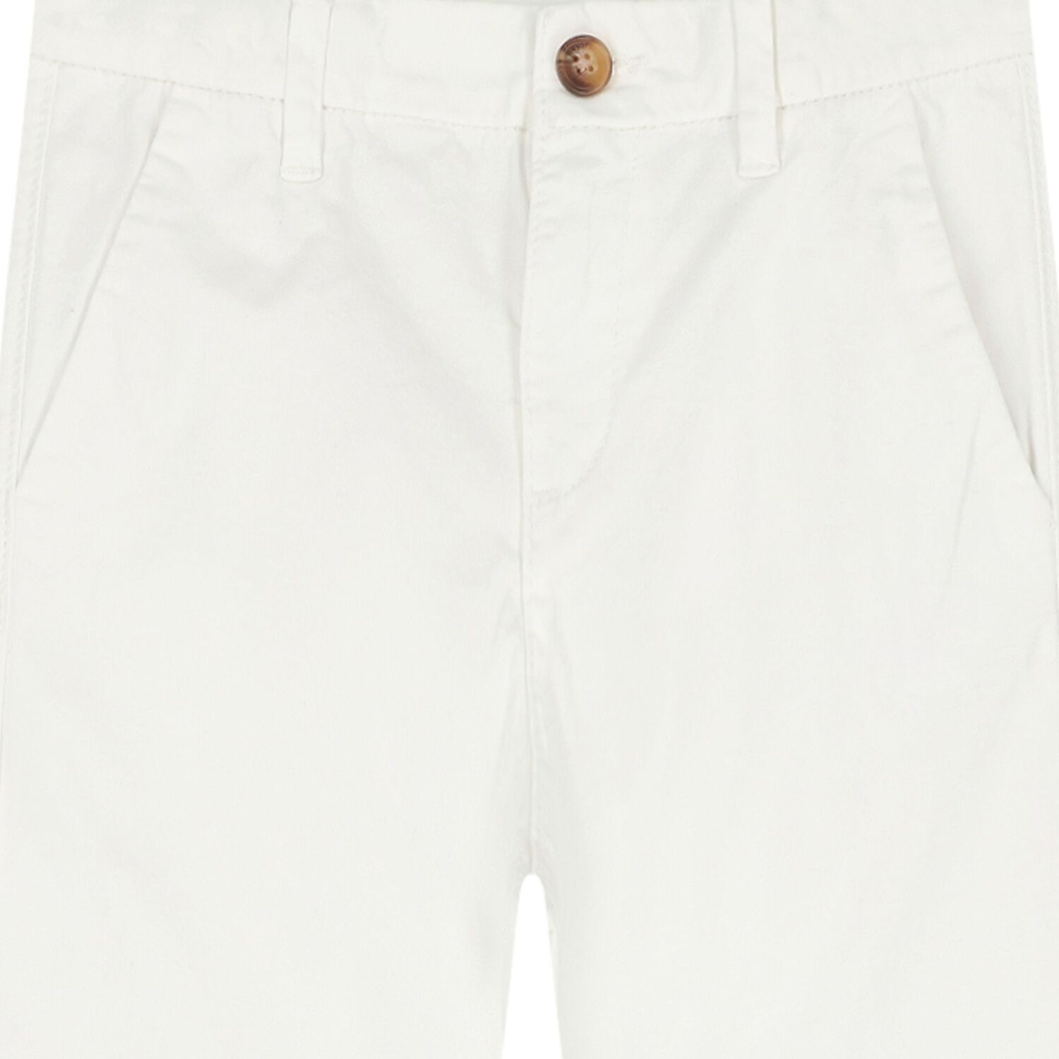 Boys White Chino Trousers, 2, hi-res