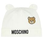 طقم أفرول هدايا بشعار تيدي باللون العاجي, 1, hi-res