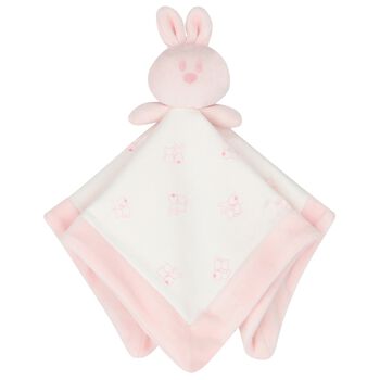 Baby Girls Pink Bunny Comforter