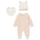 Beige & Ivory Babygrow Gift Set, 2, hi-res
