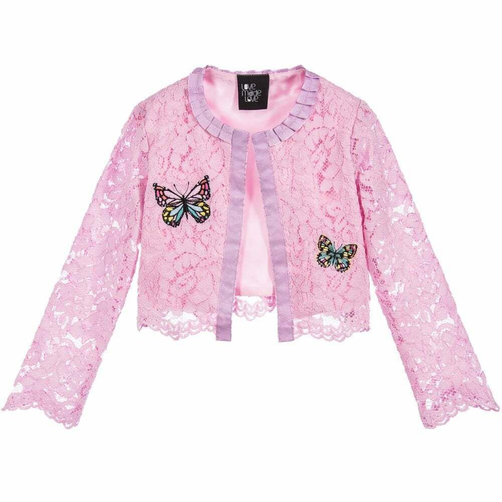 Ladies pink new arrivals bolero jacket