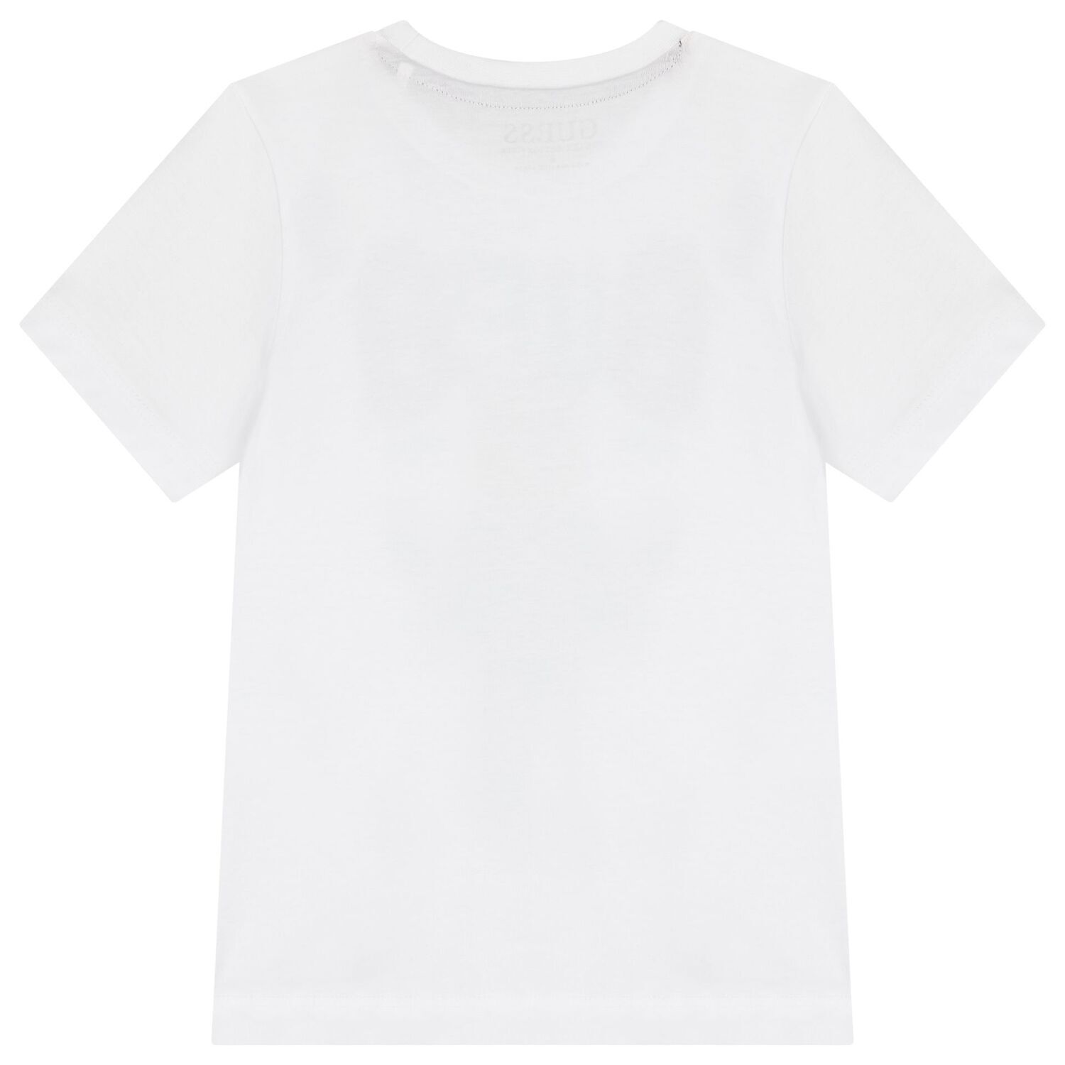 Boys White Teddy Bear Logo T-Shirt, 2, hi-res image number null