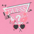 Girls Pink Logo T-Shirt, 3, hi-res