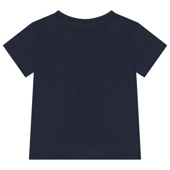 Girls Navy Blue Pony T-Shirt