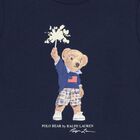 Baby Boys Navy Blue Polo Bear T-Shirt, 1, hi-res