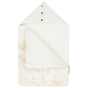 Beige & Ivory Geo Map Baby Nest