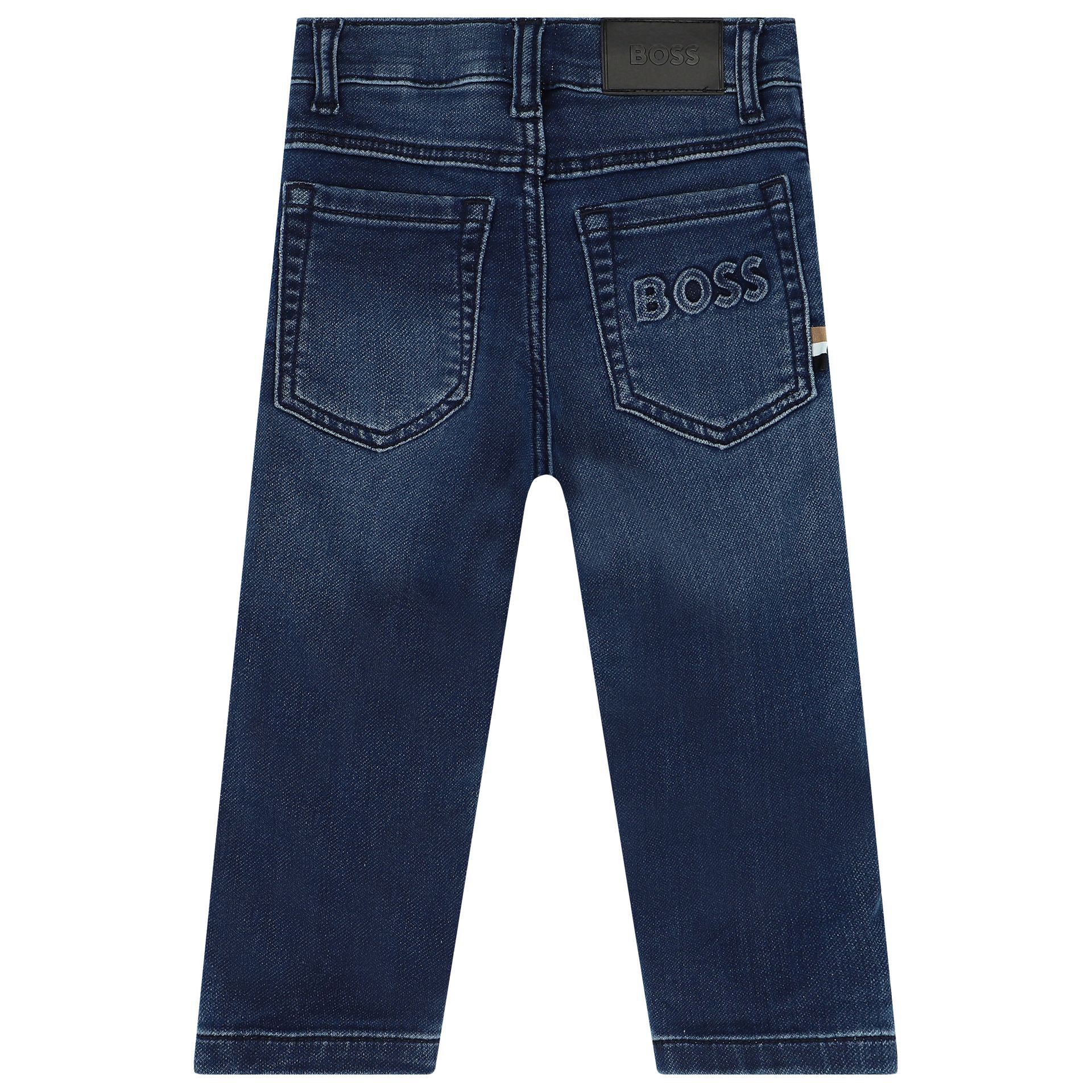 BOSS Younger Boys Blue Denim Jeans | Junior Couture USA