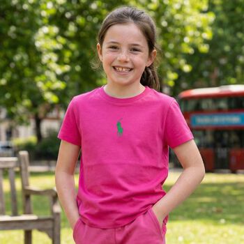 Girls Pink Logo T-Shirt