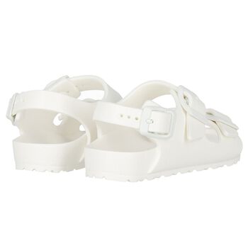 White Milano Eva Sandals