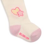 Baby Girls Ivory Logo Tights, 1, hi-res
