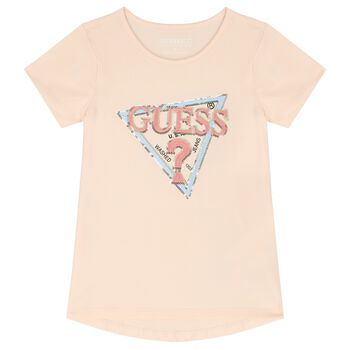 Girls Pink Logo T-Shirt