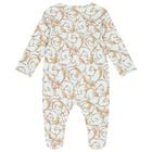 Baby Boys Blue & Gold Babygrow Gift Set (3 Piece), 1, hi-res