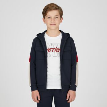 Boys Blue & White Tracksuit Set (3 Piece)