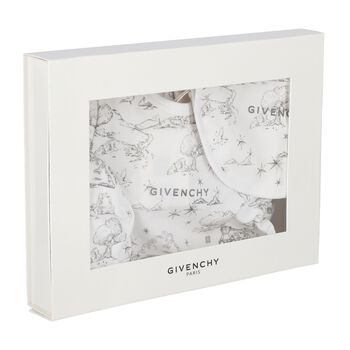 White & Grey Logo Babygrow Gift Set