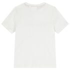 قميص أبيض للأولاد بشعار, 2, hi-res