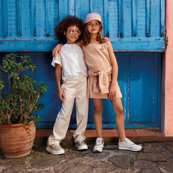 Girls Ivory Logo T-Shirt