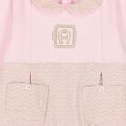 Baby Girls Pink & Gold Logo Babygrow Gift Set, 1, hi-res
