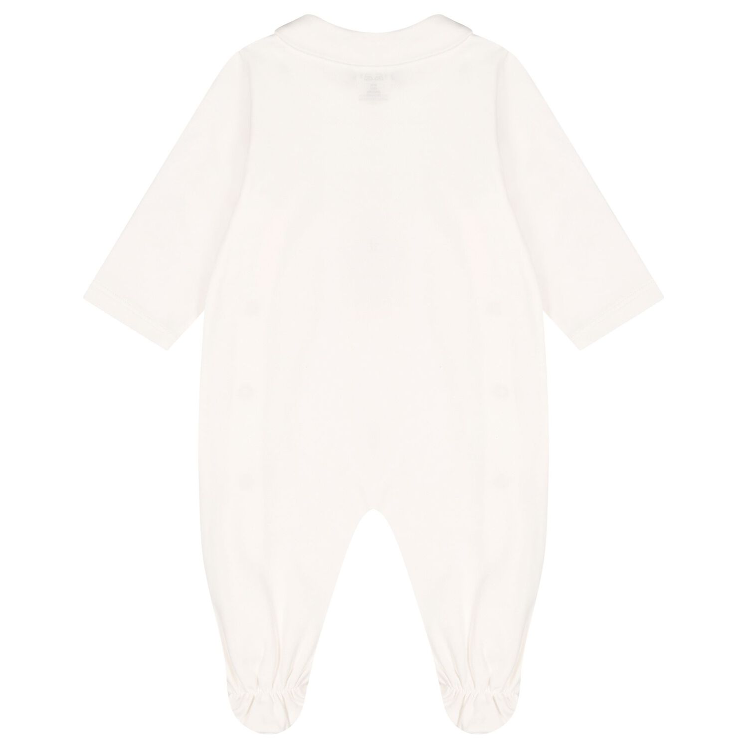 White & Beige Logo Babygrow Gift Set, 2, hi-res