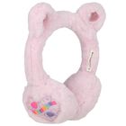 Girls Pink Faux Fur Earmuffs, 1, hi-res
