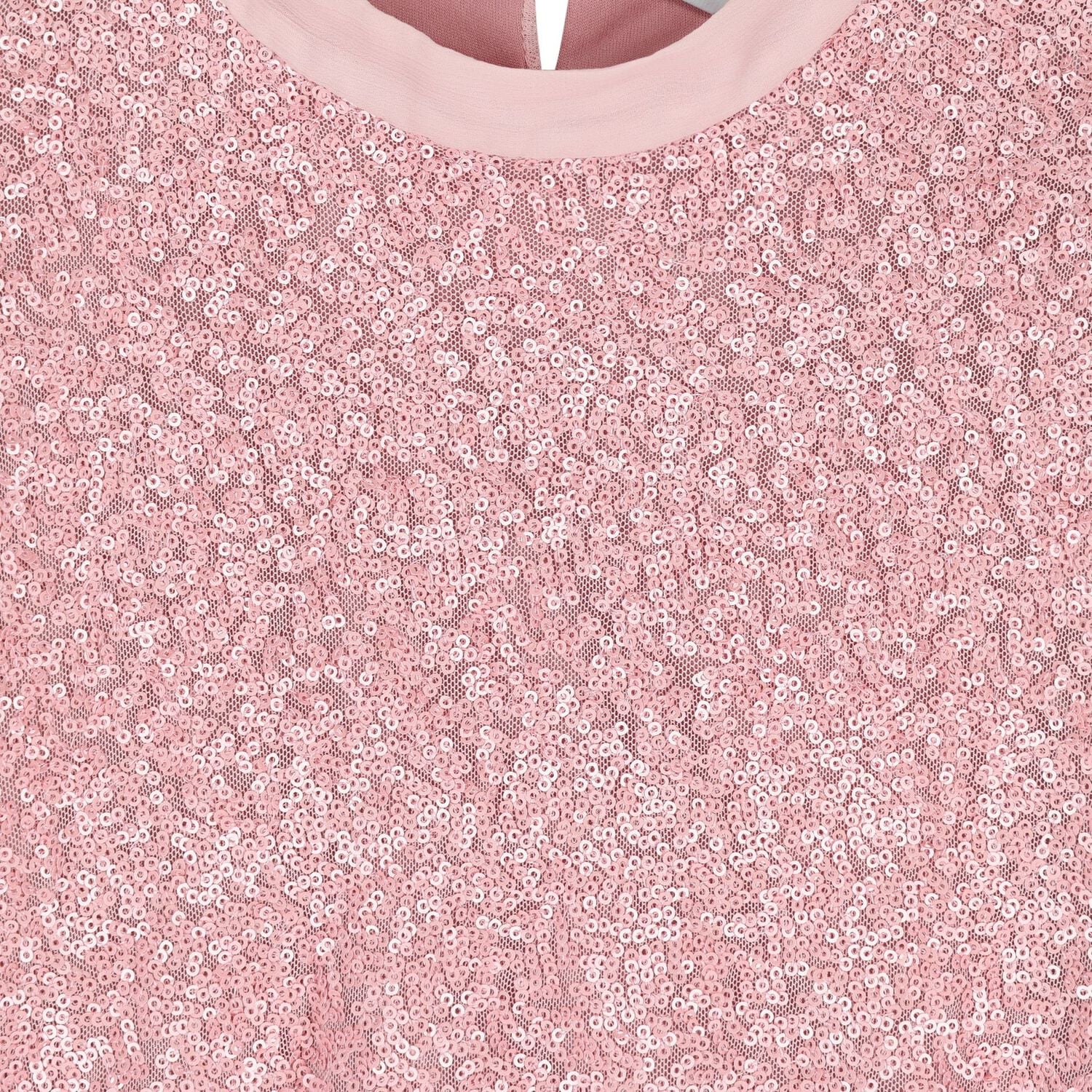 Girls Metallic Pink Sequin Skirt Set, 1, hi-res