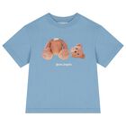 Blue Teddy Bear Logo T-Shirt, 8, hi-res