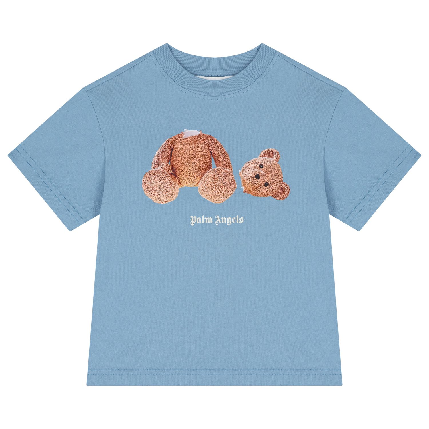 Blue Teddy Bear Logo T-Shirt, 8, hi-res image number null