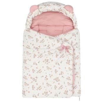 Baby Girls Ivory & Pink Nest