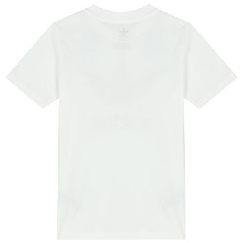 White Trefoil Logo T-Shirt