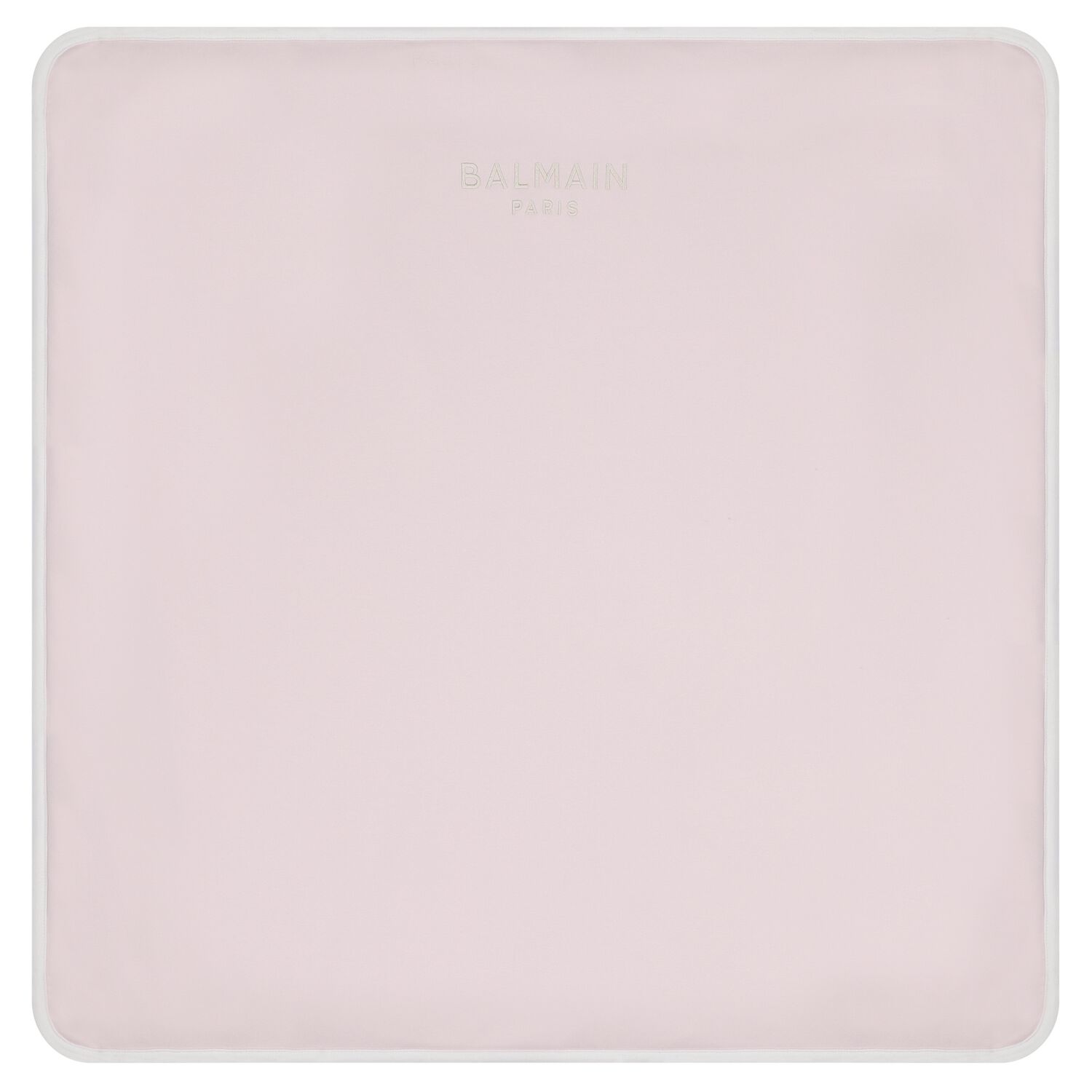 بطانية بشعار باللون وردي وعاجي للبنات , 2, hi-res