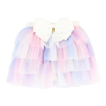 Girls Pink & Purple Tulle Skirt