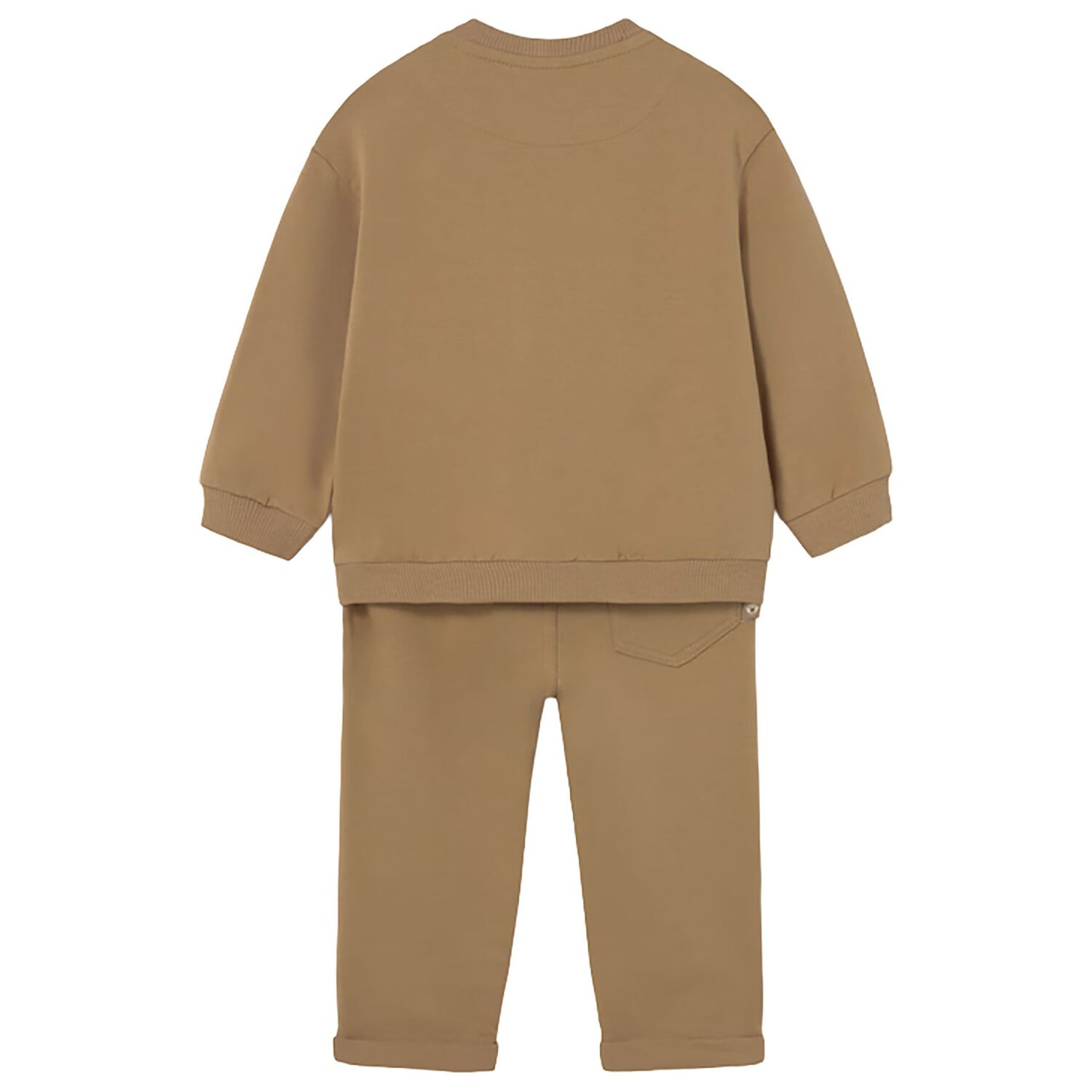 Younger Beige Teddy Bear Tracksuit, 2, hi-res