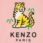 Girls Pink Tiger Logo T-Shirt, 1, hi-res