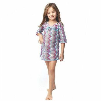 Girls Zig-Zag Crochet Tunic