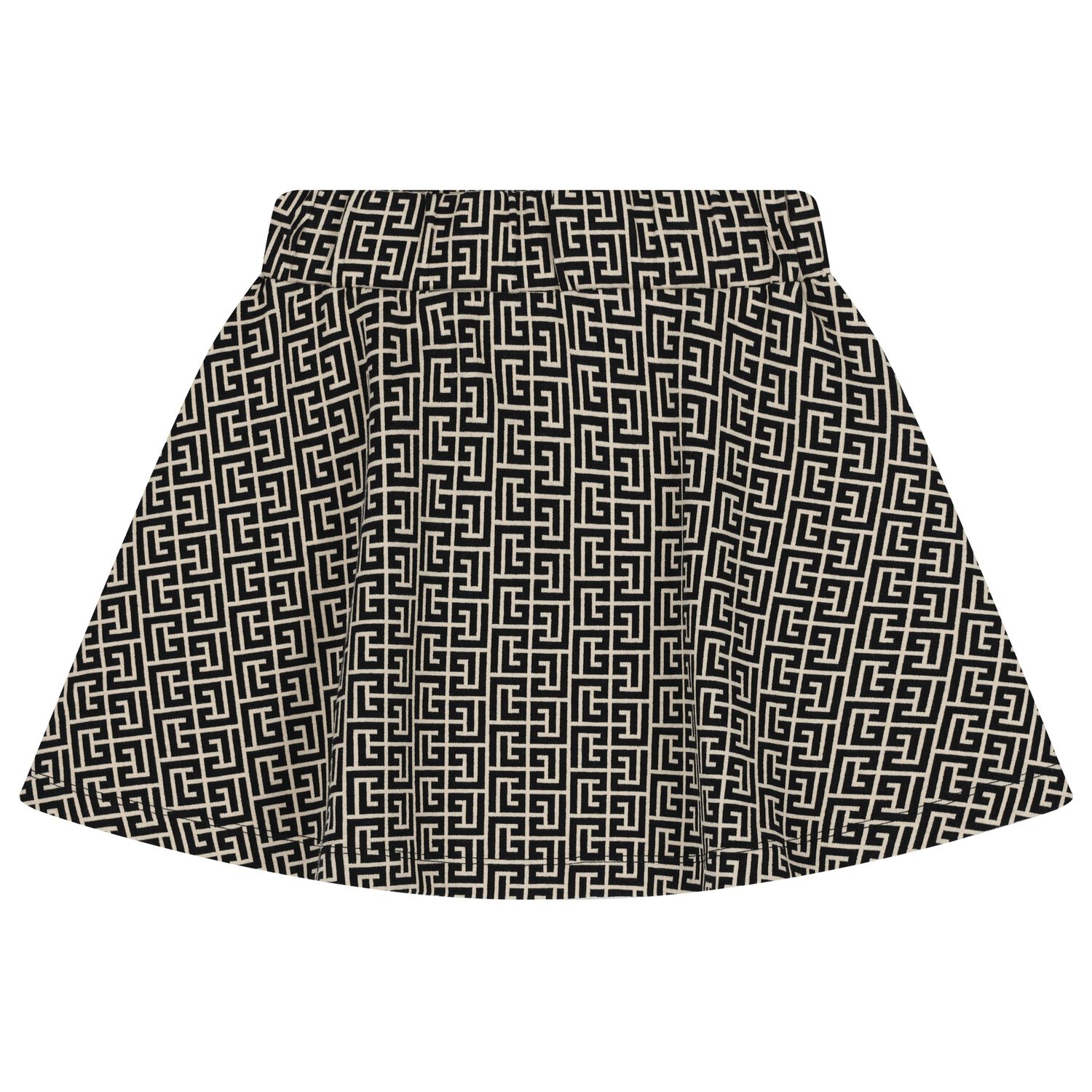 Girls Black & Beige Skirt, 1, hi-res