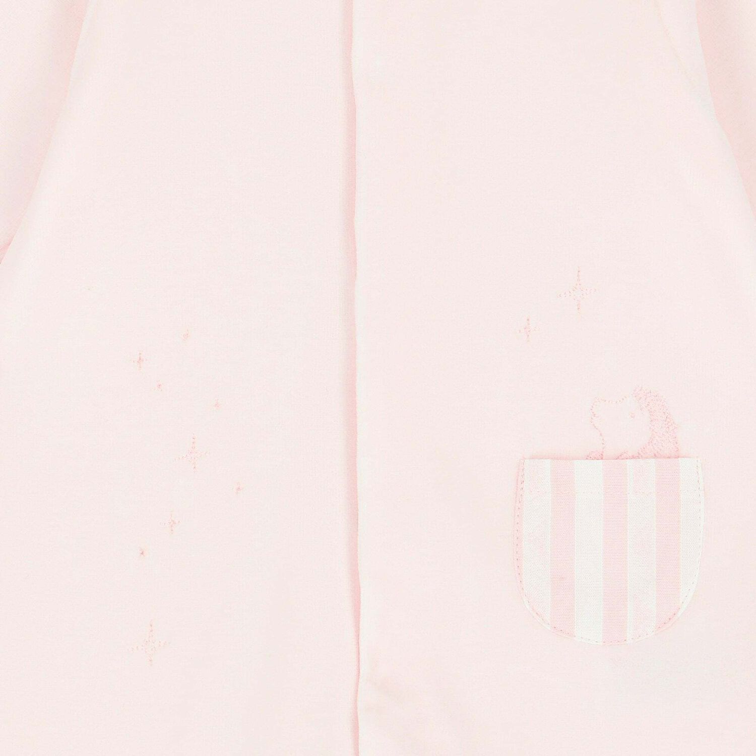 Baby Girls Pink Babygrow, 1, hi-res