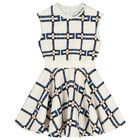 Girls Ivory Logo Sleeveless Dress, 1, hi-res