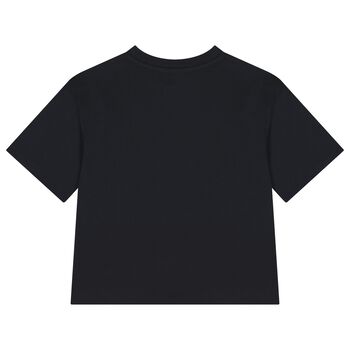 Boys Black Logo T-Shirt