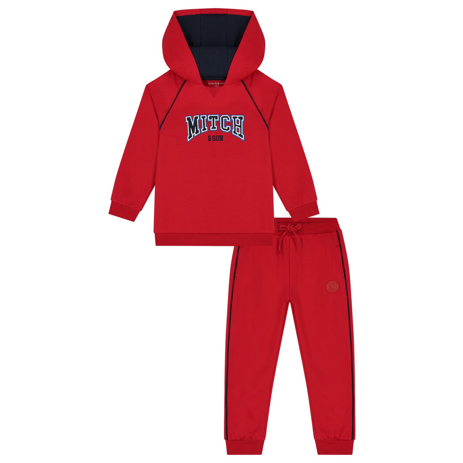 Boys Red Logo Tracksuit, 1, hi-res image number null