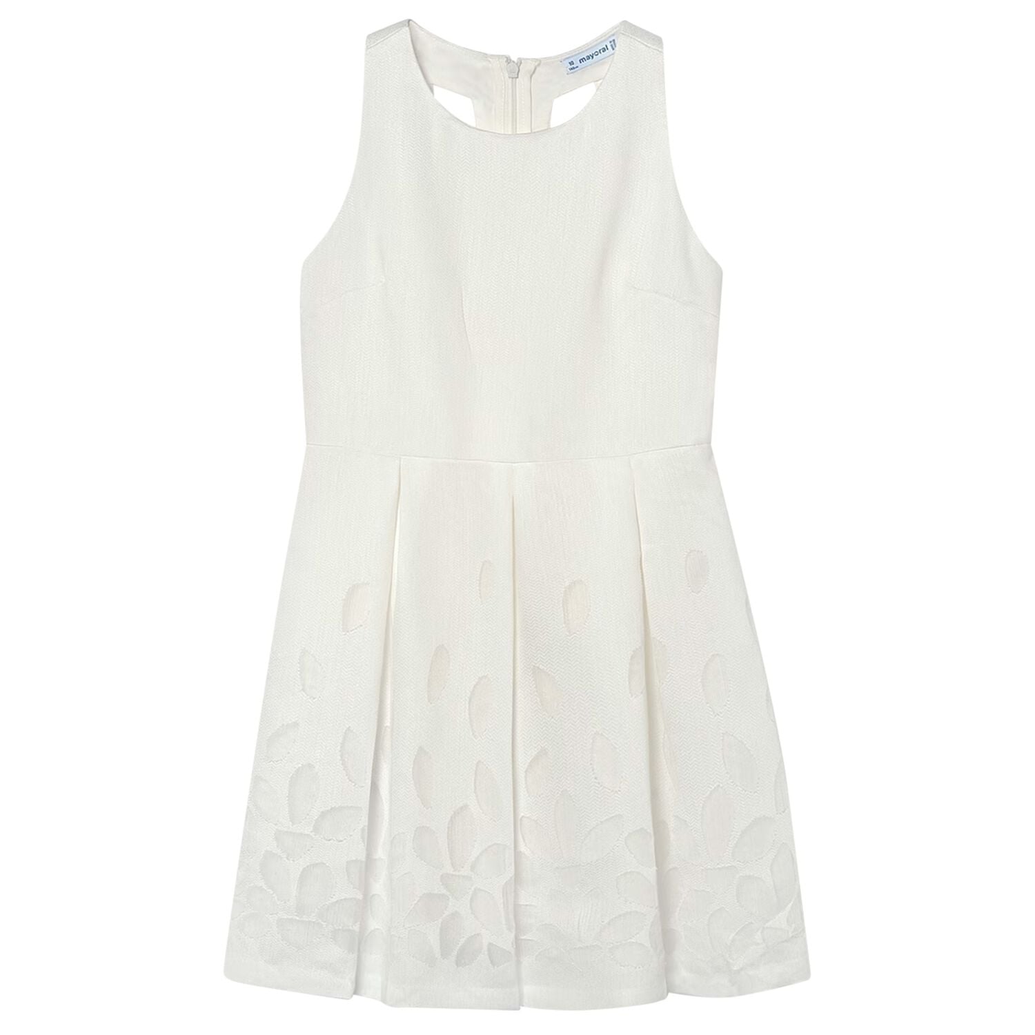 Girls Ivory Dress, 1, hi-res