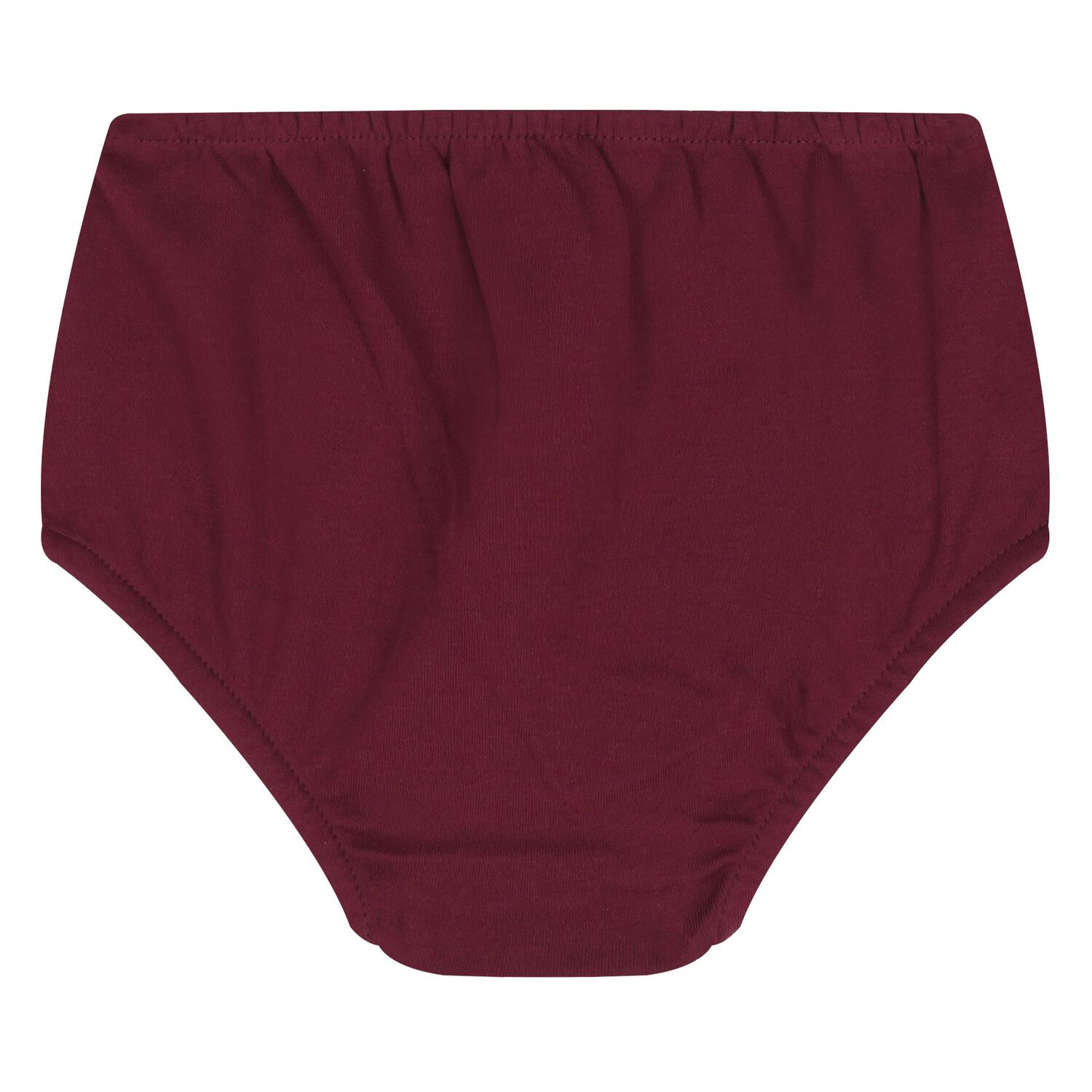 Baby Girls Burgundy Ruffled Polo Dress Set, 2, hi-res image number null