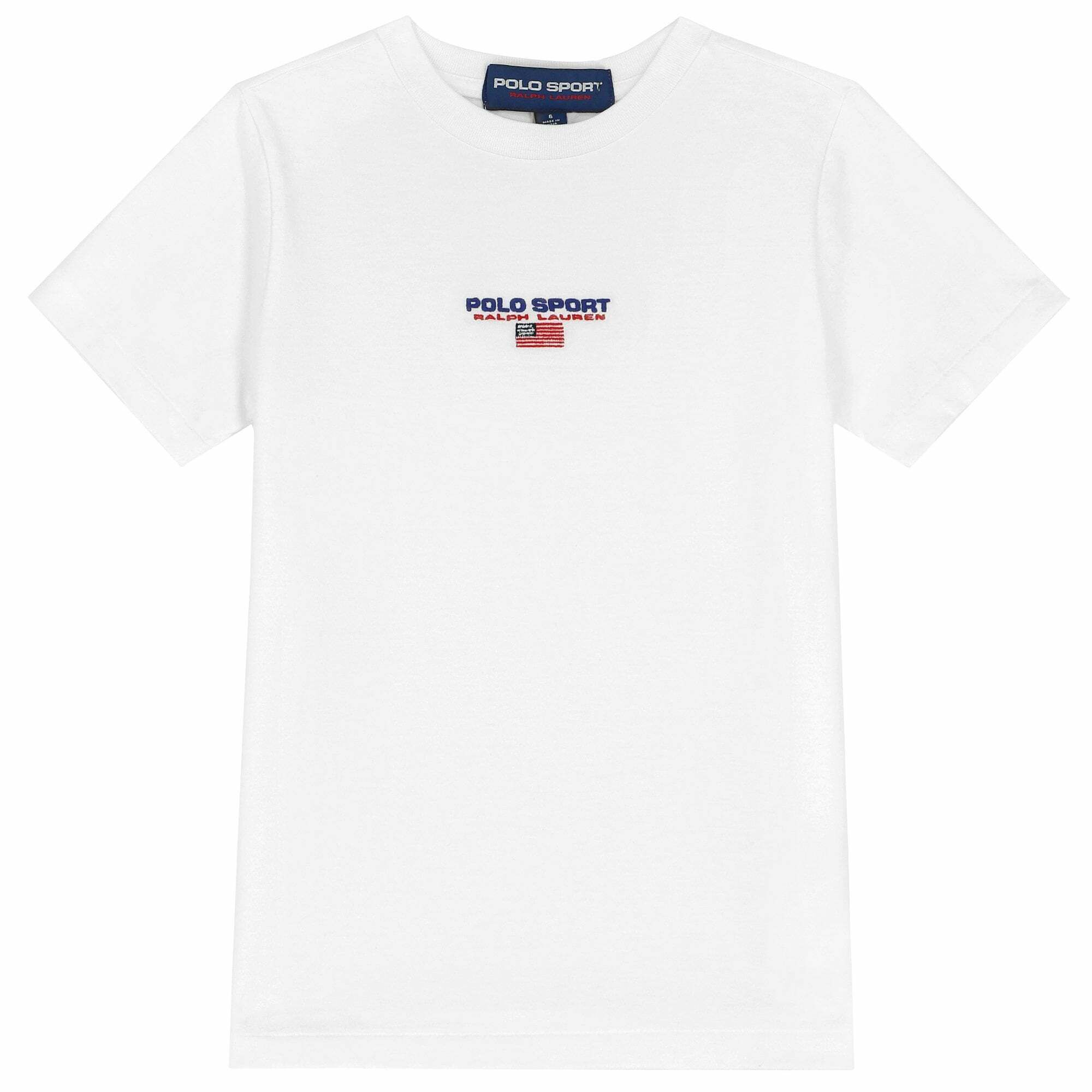 Ralph Lauren Boys White Logo T Shirt Junior Couture Bahrain