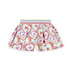 Girls Blue Cotton Heart Sequin Shorts Set, 1, hi-res