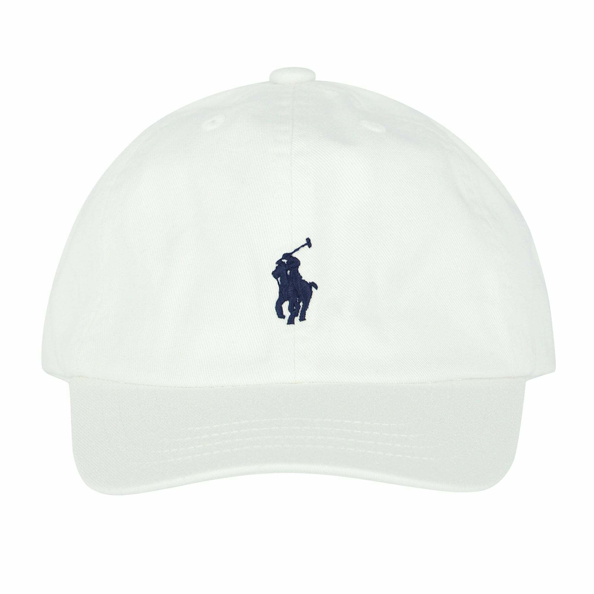all white polo hat