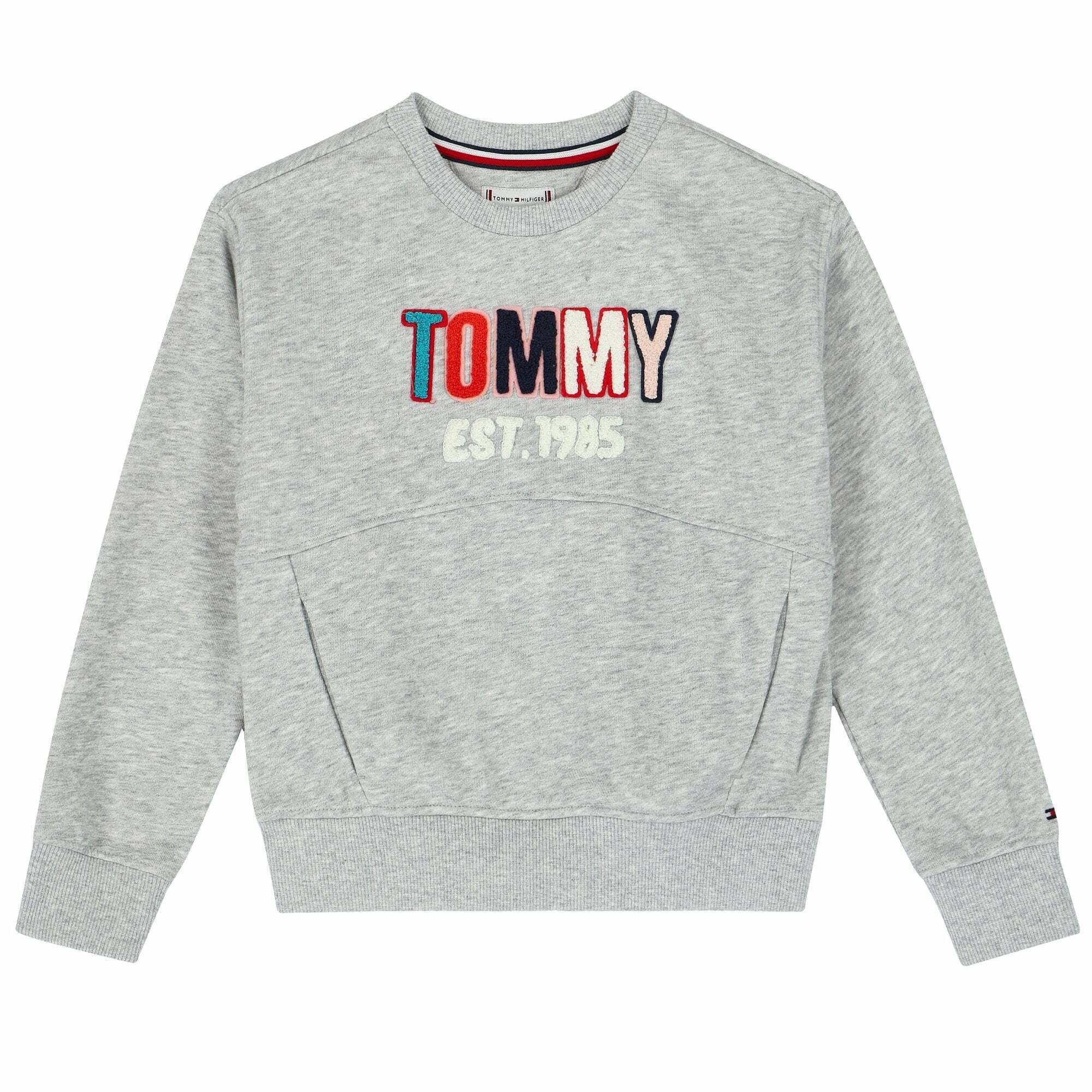 Hilfiger grey sweatshirt deals
